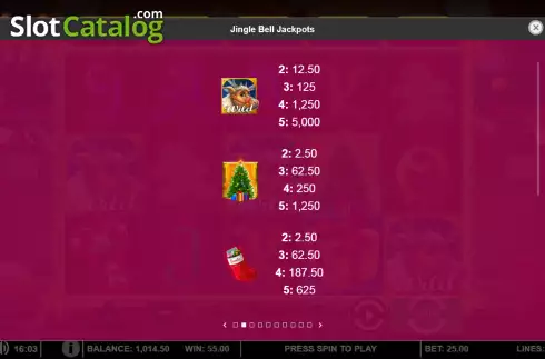 Bildschirm9. Jingle Bell Jackpots slot