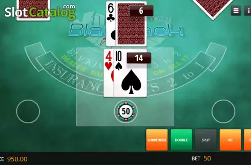 Game Screen 2. Atlantic City Blackjack (Genii) slot
