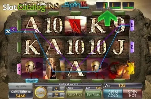 Win Screen 2. Age of Spartans Spin16 slot