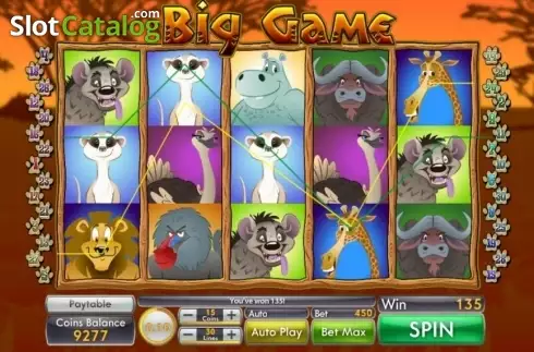 画面3. Big Game カジノスロット