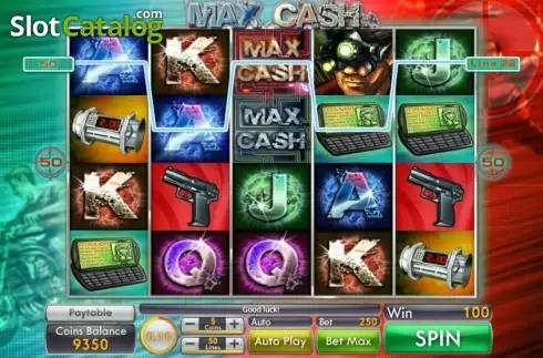 Bildschirm3. Max Cash slot