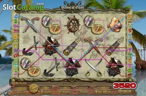 Win Screen 2. Pieces of Eight slot