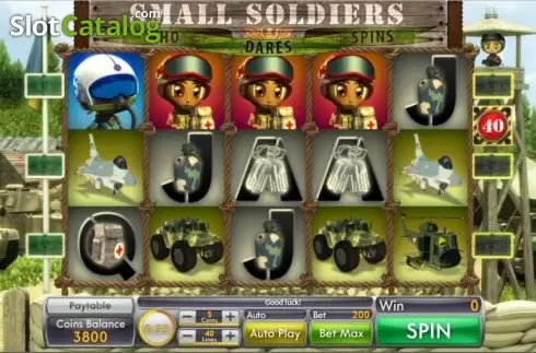 画面2. Small Soldiers (スモール・ソルジャーズ) カジノスロット