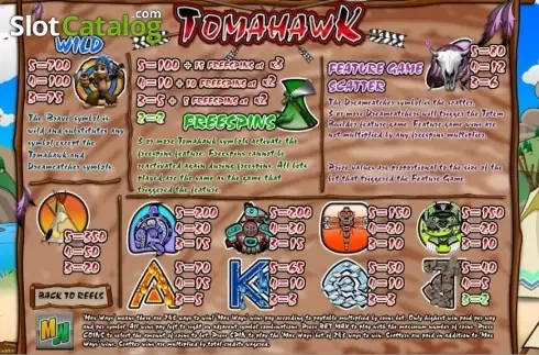 Скрин6. Tomahawk (Genii) слот