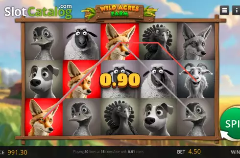 Win screen 2. Wild Acres Farm slot