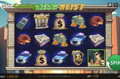 Skärmdump2. Cash Heist slot