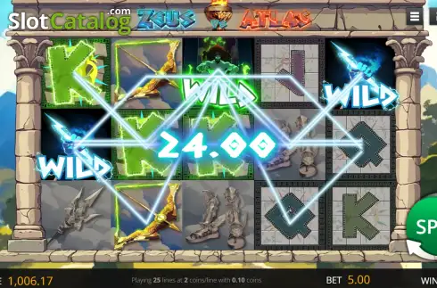Schermo3. Zeus vs Atlas slot