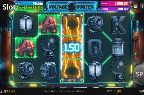 Ecran3. Voltage Vortex slot