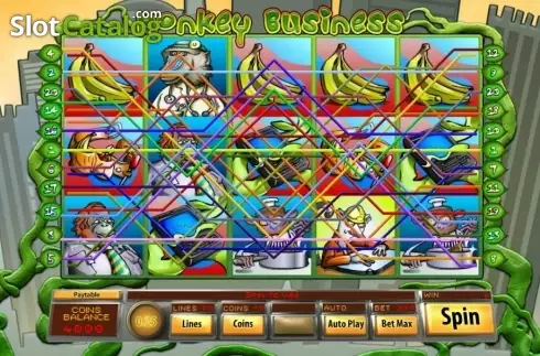 Bildschirm3. Monkey Business (Genii) slot