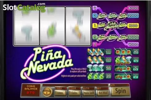 Скрин3. Pina Nevada слот