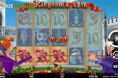 Bildschirm4. Kingdom's Spin slot