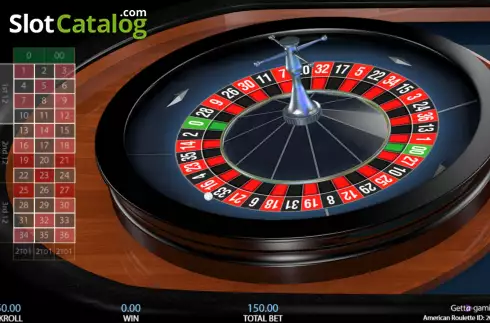 Bildschirm3. American Roulette (Getta Gaming) slot