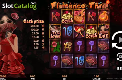 Bildschirm2. Flamenco Thrill slot