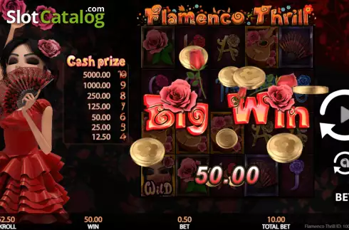 Win Screen 2. Flamenco Thrill slot