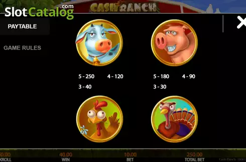 Bildschirm7. Cash Ranch slot