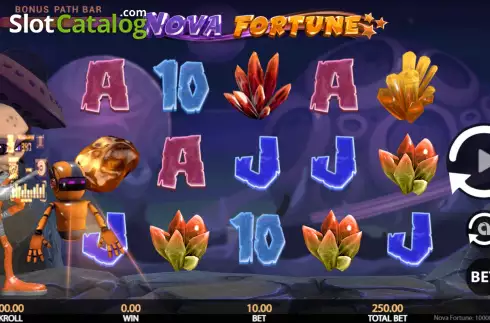 Bildschirm2. Nova Fortune slot