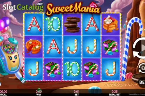 Bildschirm2. Sweet Mania slot