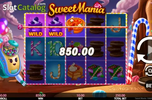 Bildschirm6. Sweet Mania slot