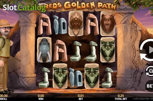 Bildschirm2. Fred's Golden Path slot