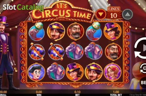 画面2. It's Circus Time カジノスロット