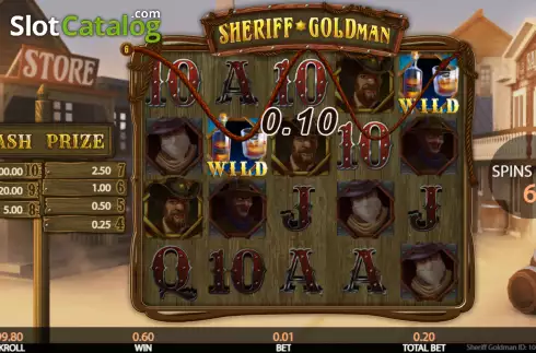 Schermo3. Sheriff Goldman slot