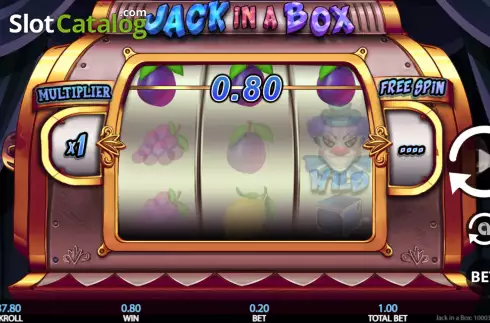 画面3. Jack In A Box カジノスロット