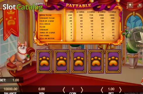Pantalla2. 10's or Better (Getta Gaming) Tragamonedas 