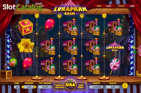 Schermo2. Lunapark Cash slot
