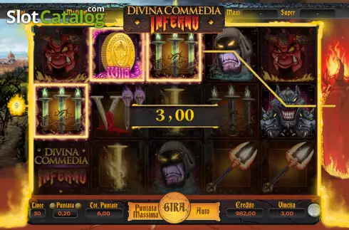 Win Screen 2. Divina Commedia – Inferno slot
