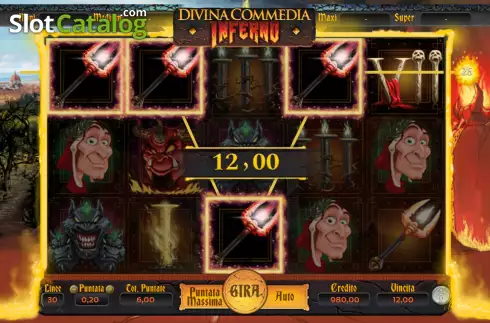 Win Screen 4. Divina Commedia – Inferno slot