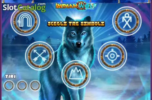 Bonus Game. Indian Wolf slot