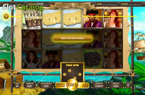Win Screen 3. Pirates Queens slot