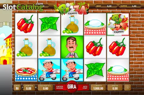 Reel Screen. Pizza Express (Giocaonline) slot
