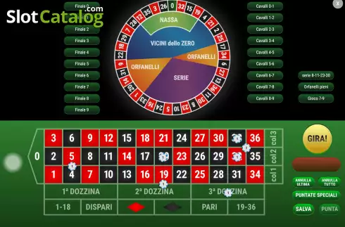 Game Screen 2. French Roulette (Giocaonline) slot