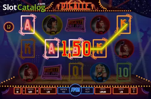 Win screen 2. Pigalle slot