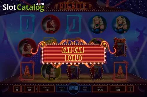 Bonus Game screen 2. Pigalle slot