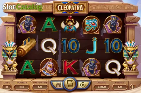 Game screen. Cleopatra (Giocaonline) slot