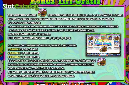 Game Features screen 2. Enzo Salvi Figlio dei Fiori slot