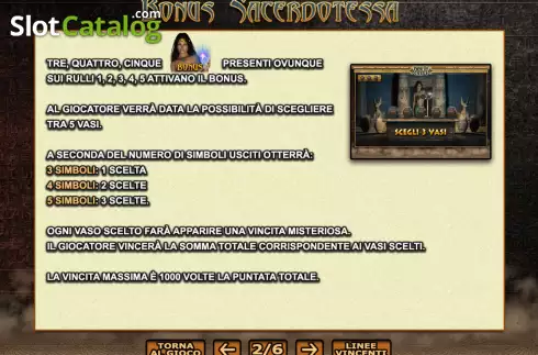 Skärmdump6. King of Egypt (Giocaonline) slot