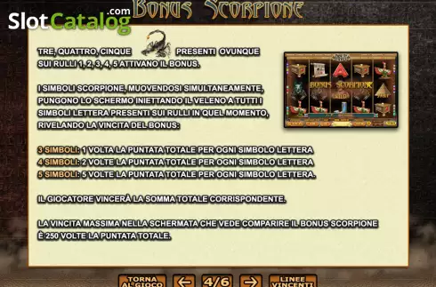 Skärmdump8. King of Egypt (Giocaonline) slot