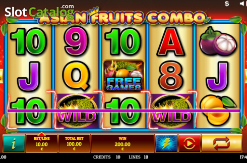 Win Screen 4. Asian Fruit Combo slot