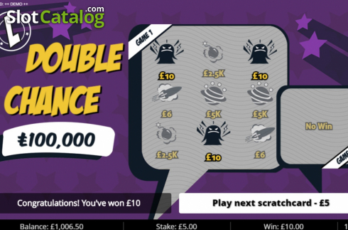 Win Screen. Double Chances L slot