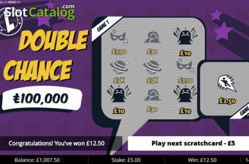 Win Screen 4. Double Chances L slot