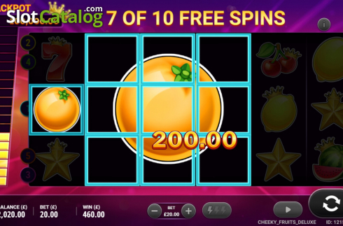 Bildschirm5. Cheeky Fruits 6 Deluxe slot