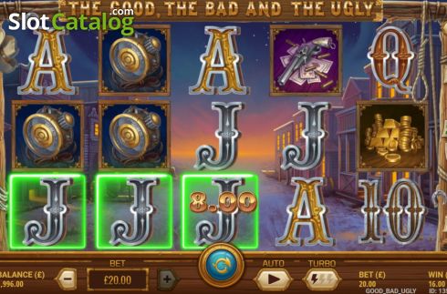 Win Screen 2. The Good The Bad And The Ugly slot