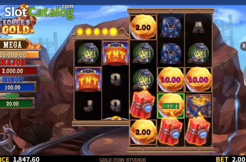 Cash Collector Feature. George’s Gold slot