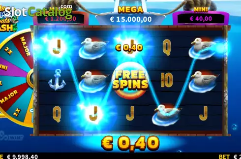 Win Screen. Fishing Deeper Floats of Cash slot
