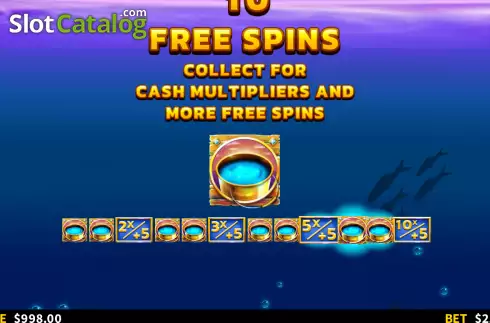 Bildschirm5. Fishing Deeper Floats of Cash slot