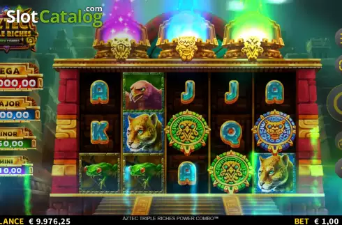 Win Screen 3. Aztec Triple Riches Power Combo slot