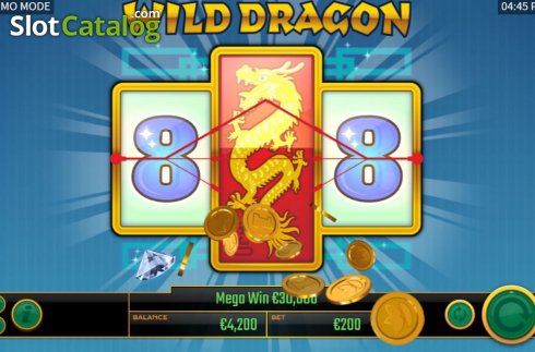 Écran4. Wild Dragon (Golden Hero) Machine à sous
